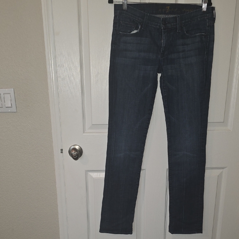 7 For All Mankind Indigo Denim Jeans